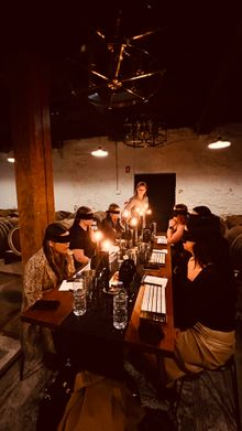 Tasting In The Dark at Hardys Tintara