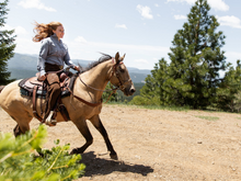 The only dude ranch in the Golden state that allows its guests to go faster than a walk on a horse, Greenhorn Ranch, California