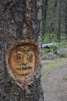 Native American art, Echo Valley Ranch & Spa, British Columbia
