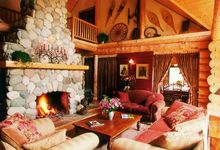 Great Room in the lodge, Siwash Lake Luxury Guest Ranch, British Columbia