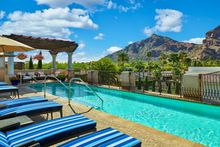 The Joya Spa Pool at Omni Scottsdale Resort & Spa at Montelucia. 