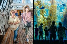 The San Diego CityPASS program welcomes two new attractions: The Maritime Museum of San Diego (left) and Birch Aquarium at Scripps Institution of Oceanography at UC San Diego.