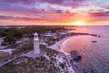 The lighthouse on Rottnest Island