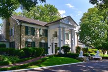 Exterior of Graceland Mansion
