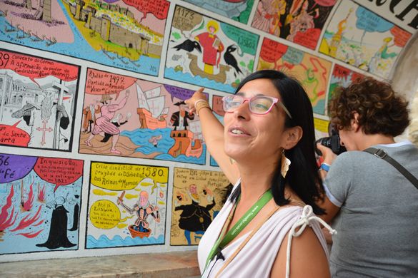 TousByLocals guide Ines in Lisbon, Portugal pictured here. TousByLocals guide Ines in Lisbon, Portugal pictured here.