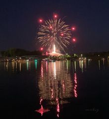 Fireworks at Clarksville's Independence Day Celebration at Liberty Park