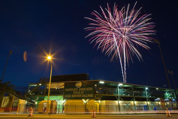 The Daytona Tortugas and historic Jackie Robinson Ballpark are among the many locations with fireworks shows in the Daytona Beach Area on July 4th weekend. 