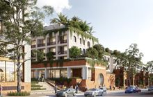Artist's impression of the hotel exterior - Collection by TFE Hotels, Surry Hills