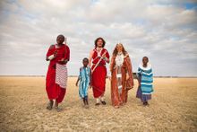 Traditional Maasai blessing at Chem Chem Lodge 