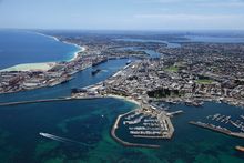 Aerial view of Fremantle