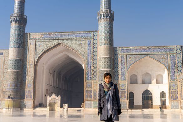 Fatima Haidari, Afghanistan's first and only female tour guide, in Herat