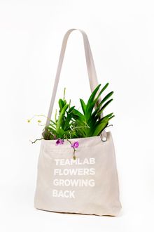 teamLab Flowers Growing Back Bag