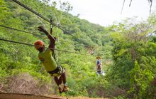Zip lining