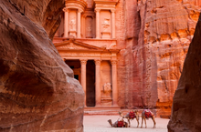 Petra, The Red Rose City, Jordan (All of Ranch Rider's Jordan riding holidays start and finish in Amman with guided visits to Madaba and Petra)