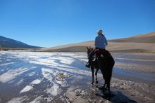 Riding in the Great Sand Dunes National Park, Zapata Cattle & Bison Ranch, Colorado