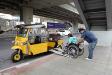 Wheelchair-friendly Electric Tuk Tuk