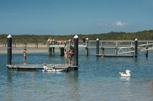 Sunny days at Urunga with people enjoying the Urunga Lido built by Reflections for the community