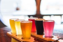 Beer tasting at the Prince Alfred Hotel's Tap'd Bar