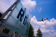 RDU International Airport Sign