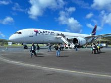 LATAM Airlines lands back in Easter Island