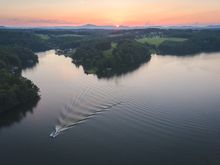 A short drive from Roanoke, Smith Mountain Lake is home to over 500 miles of shoreline and a state park.