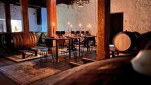 Hardys Tintara, Tasting in the Dark experience, McLaren Vale SA