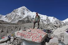 At Everest Base Camp