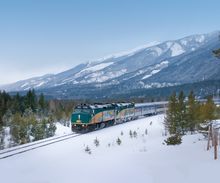 Canadian Train at Tete Jaune