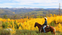 Savouring the season from the back of a horse, Vista Verde Luxury Guest Ranch, Colorado