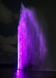 Sentosa SkyJet by night
