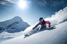 Freeriding at Kitzsteinhorn. 