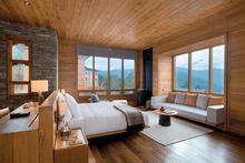 Bedroom at Six Senses Paro