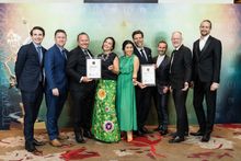 From left to right: Harry Greig, Communications Director, Accor Upper Southeast Asia; Jon Cannon, General Manager - Mövenpick Bangkok Sukhumvit 15 and Accor Sustainability Champion; John Timson, Vice President Sustainability and Risk, Accor Southeast Asia