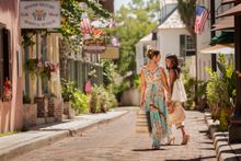 Shopping on Aviles Street in St. Augustine