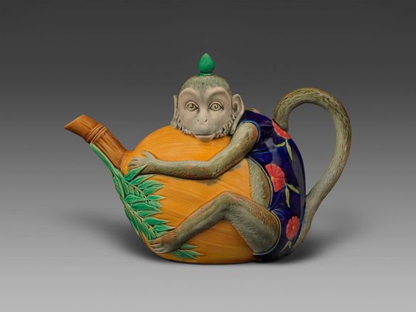 Mintons Ltd.Teapot, designed ca.1873; this example 1894. Private collection. Photo: Bruce White.