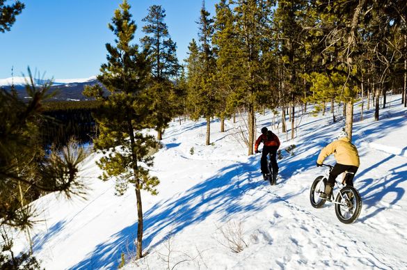 Far biking in the Yukon, Canada