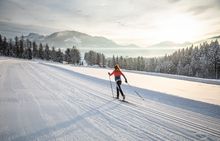 Cross country skiing in St. Johann in Tirol