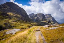 The Three Sisters, Glencoe The Three Sisters are is made up of the ridges of Beinn Fhada, Gearr Aonach and Aonach Dubh