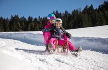 Tobogganing in St. Johann in Tirol