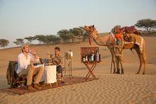 India-Camel Safari - sundowners