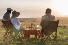 Sundowners in the Maasai Mara
