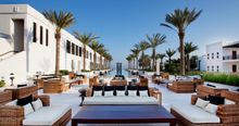 The pool at The Chedi Muscat
