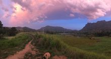 Sunset at Gal Oya, Sri Lanka
