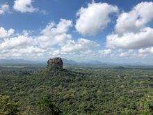 View of Sigiriya Rock from Pidurangala Rock, Sri Lanka