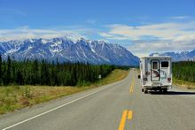 RV on Yukon Highway 