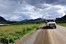 RV on Haines Road, Yukon