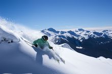 Whistler on a blue sky day