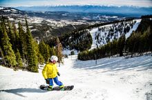 Snow boarder, Kimberley resort