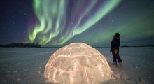 Yellowknife, Blachford Lake Lodge, Northern Lights