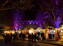 Winchester Cathedral Christmas Market Night